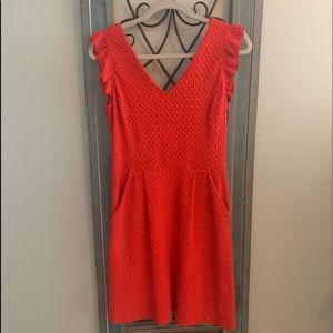 Gorgeous red Anthropologie dress